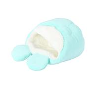 GRIRIW 1pc Mini Handheld Pet Warm Nest for Hamsters and Guinea Pigs Cozy Cotton Slipper Lightweight and Portable Animal Bed for Indoor Use