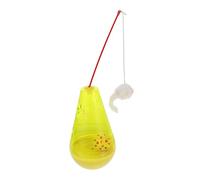 GRIRIW 1Set Automatic Tumbler Cat Treat Dispenser Interactive Slow Feeder for Cats Durable Pet Supplies for Fun Engaging Playtime