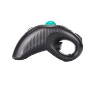 GRIRIW 2.4g Wireless Trackball Mouse with USB Port, 1000dpi Thumb Control, Portable Handheld Design for Laptop, 5-button Plastic Mouse for Left or Right Hand