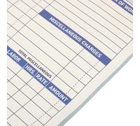 GRIRIW 2-Part Work Invoice Forms Book 100 Pages Business Invoice Receipt Book for Small Business Order Management and Financial Documentation