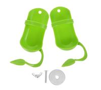 GRIRIW 2 Pcs Parrot Feeding Rack with Cuttlebone Skeleton Stand Bird Food Holder for Vegetables and Fruits Easy to Install Calcium Supplement Perch for Budgies Cockatiels and Parakeets