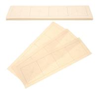 GRIRIW 200 Sheets Calligraphy Practice Paper with Standard Size Grid, Khaki Colour, Moderate Ink Infiltration and Fading Prevention, for Chinese Calligraphy Writing and Fountain Pen