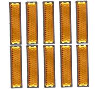 GRIRIW 20Pcs Compact Pedal Reflectors High Reflective Bike Safety Warning Accessories for Night Riding Lightweight Plastic Replacement for Mountain and Road Bicycles