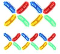 GRIRIW 20pcs High Reflective Bike Wheel Spoke Reflectors for S Bicycles Portable Replaceable Warning Signs Safety Decoration in Yellow Blue Red Green