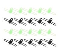 GRIRIW 20pcs Hook Keeper for Fishing Rod Hook Keeper for Bait Lure Device Bait for Rod Fishing Rigs Holder Mount Present for Father Lure Clips
