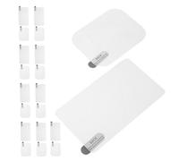 GRIRIW 20pcs Static Dash Cam Stickers Electrostatic Film for Car Windshield Protective Transparent Pet Material Residue Flexible Adhesive Installation for Vehicle Glass