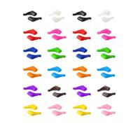 GRIRIW 24 Pair Silicone Eyeglass Ear Pads Anti-slip Cover, Large Size