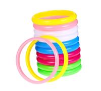 GRIRIW 24pcs Candy Color Plastic Bangle Bracelets for and, Neon Jelly Bangles Set in Colors, Birthday Party and Carnival Prize Accessories for