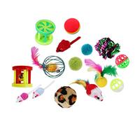 GRIRIW 24pcs Interactive Cat Kicking Toys and Toys for Indoor Cats and Kittens Engaging Playtime Accessories to Hunting Instincts and Reduce Loneliness