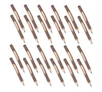 GRIRIW 24pcs Rustic Wooden Twig Pencils 13cm Biodegradable Woodland Graphite Mini Pencils for School Rewards Party Bags and Drawing Supplies