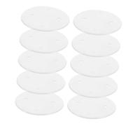 GRIRIW 25pcs Round Ceiling Electrical Cover Plates for Aesthetic Enhancement Blank Plate for Wall Outlet Light Fixture Versatile Use Home Office Easy Installation Elegant Design