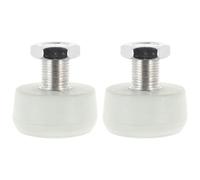 GRIRIW 2pcs Adjustable Rubber Toe Stops for Roller Skates Mint Green Honeycomb Brake Heads with 15.2mm Bolt Skating Accessory Compatible with Quad Skates Roller Brake Pads for Outdoor