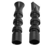 GRIRIW 2pcs Aquarium Plastic Nozzle Set 25mm Duckbill Tornado Style Fish Tank Outflow Nozzles Pump Fitting Water Outlet Accessories for Aquarium Plumbing and Water Flow Control