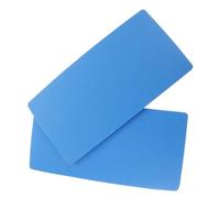 GRIRIW 2Pcs Blue Mini Kneeling Cushions for Garden and Yoga, Non-Slip Comfortable Knee and Elbow Pads, Fitness Protector Mats for Sitting and Kneeling Exercises