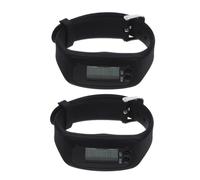 GRIRIW 2pcs Fitness Tracker Watch Digital Pedometers for Step Counting Distance and Calories Stylish Sport Watch for Teens Men and Women for Walking and Running