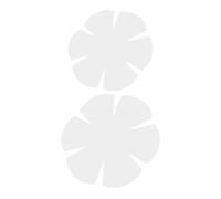 GRIRIW 2pcs Flower-Shaped Quilting Bowl Template with Rounded Corners for Precise Cutting and Wear-Resistant Pet Material, for DIY Sewing and Microwave Bowl Cozy Projects