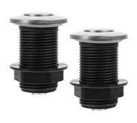GRIRIW 2pcs Garbage Disposal Air Switch Button for Garbage Disposal Parts, Stainless Steel and Abs Material, Flexible to Use and Fits Most Food Waste Disposers, for Practical Bathtub