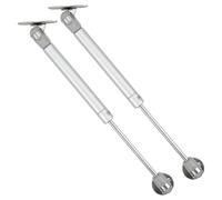 GRIRIW 2pcs Gas Struts for Cabinets Hydraulic Lid Support Hinges, Telescopic Gas Spring Dampers for Kitchen Wardrobe Doors, Soft Close Cabinet Door Dampers for Household Use
