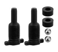 GRIRIW 2pcs Hydraulic Jack Return Valves with Steel Ball Seal Plug for Floor Jack Accessories, Multifunctional Design Ensures Safety, Sturdy Plastic and Metal Material for Professional