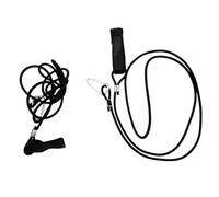 GRIRIW 2pcs Kayak Paddle Rope Safety Lanyard Strap with Elastic Nylon Material, Easy to Attach and Secure Canoes and Kayaks for Outdoor Use on Vehicles without Lashing Points