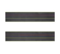 GRIRIW 2pcs Magnetic Sentence Strips for Whiteboards Dry Erase Writable Magnets with Four-line Three-Grid Layout Portable Classroom Handwriting Practice Strips for Teachers Office School