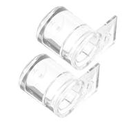 GRIRIW 2Pcs Mini Transparent Acrylic Ant Water Feeder for Reptile Water Dish Suitable for Geckos Lizards Tortoises Easy to Clean Pet Drinking Bowl for Small Pets and Educational