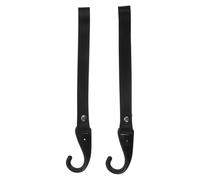 GRIRIW 2pcs Motorcycle Helmet Rope with Hooks for Handlebar, Punch Free Installation, Pp Material, Prevents Items from Falling, Suitable for Motorcycle Handlebar Use on The Road