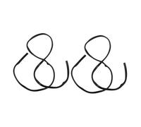 GRIRIW 2PCS Paddle Edge Protector Tape 1m Black Carbon Fiber SUP Paddle Edge Guard Strip for Water Sports Surfing Canoeing Board Blade Protection