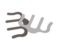 GRIRIW 2pcs Page Holder Music Note Clamp Large Piano Sheet Clip Stationery Clips Black and White Colors Suitable for Books and Keyboard Use Random Color