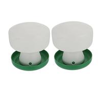 GRIRIW 2pcs Parrot Water Feeder Automatic Drinking Bowl Small Size Bird Cage Water Feeder Pet Drinking Tool for Parrots and Birds