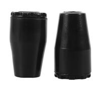 GRIRIW 2pcs Plastic Stove Handle Cover with Secure Grip and Easy Cleaning, Universal Boiler Door Handle Sleeve for Oven and Fireplace Accessories, Black, Thread 10mm, Modern Aesthetic