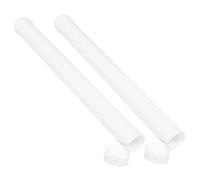 GRIRIW 2Pcs Poster Tubes with Caps Sturdy PVC Art Carrying Cases for Posters Prints Maps Documents Portable Mailing and Storage for Artwork Protection