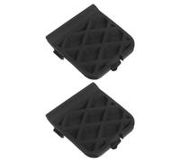 GRIRIW 2pcs Rear Bumper Tow Hook Covers for Protective Trailer Hitch Plug Caps Rear Bumper Cover Replacement Scratch-resistant Tow Bar Caps for Towing Safety
