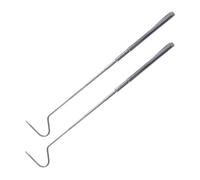 GRIRIW 2pcs Snake Catching Hooks Reptile Grabber Extendable Catching Tool for Safe Handling of Snakes and Reptiles Portable and Lightweight Design