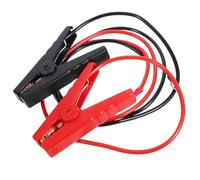 GRIRIW 2pcs Solar Fence Electric Crocodile Clips with Rubber and Copper Material, Easy Installation and Protection Features, Portable Clamp Suitable for Car Battery Jump Starter Use