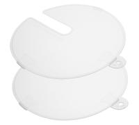 GRIRIW 2pcs Splash Mixer Cover Anti-Splash Kitchen Lid for Mixing Bowls Prevents Food Spills While Whipping Beating Eggs Safe and Convenient for Home Cooking