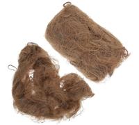 GRIRIW 2pcs Static Grass Tuft Model for Train Layout Stone and Railroad Rail Landscape, Lightweight Plastic Miniature Grass Decor for Micro Landscape and Photo Props