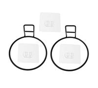 GRIRIW 2pcs Wall Hanging Pet Bowl Hanging Pet Food Holder Pet Bowl Fixed Rack Easy Mounting Bracket Cat Feeding St