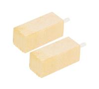 GRIRIW 2pcs Wooden Air Bubbler Stone for Saltwater Protein Skimmers Small Dense Bubble Tool for Aquarium Oxygenation Compact Design Fish Tank Air Stone Enhances Water Purification