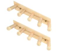 GRIRIW 2pcs Wooden Cat Wall Steps Multi-level Climbing Ladder Wall Mounted Cat Stairway Indoor Perches Suitable for Small to Medium