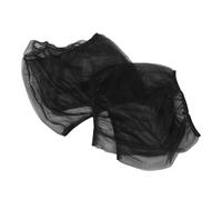 GRIRIW 2PCS XXL Black Bird Cage Cover Mesh Net Breathable Dust Guard Stretch Fabric Washable Birdcage Hood for Large Parrot Cages Anti-Spill and Protection