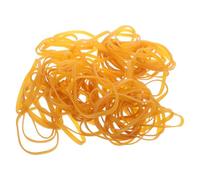 GRIRIW 300pcs Large Yellow Rubber Elastic Bands Wide Heavy Duty Thick Stretch Bands for Office Book Straps File Folder Organization High Elasticity Wrapping Rings