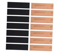 GRIRIW 30Pcs Kraft Paper Pencil Sleeves with Window Eco-friendly Pen Storage Bags for School Office Business Protective Kraft Paper Pen Pouches Random Styles for Single Packaging