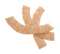 GRIRIW 3pcs Artificial Thatch Straw Roof Rolls 6x30cm Synthetic Miniature Straw Thatched Roofing for DIY Micro Landscape, Model Building, and Fairy Garden Crafting