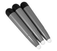 GRIRIW 3pcs Capacitive Stylus Pens for Whiteboard and Touch Screens, Black Nano Tip Screen Writing Pens with High Sensitivity for Electronic Boards and Tablets