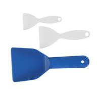 GRIRIW 3pcs Ice Scraper Set Plastic Snow Remover for Car Windshield Fridge Freezer Frost Cleaning Tools with Hanging Compact Design for Easy Storage and Safe Surface Use