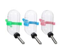 GRIRIW 3pcs Leak Hamster Drinking Feeder Automatic Water Dispenser for Pets Easy to Clean for Hamsters Rabbits and Guinea Pigs Random Color