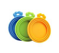 GRIRIW 3pcs Pet Can Lid Convenient Lids Canned Dog Food Bins Pet Food Container Dogs Cover Pantry Storage Containers Seal Soda Feeder Reusable Matte Decor Dispenser Mats Mat Silica Gel