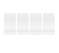 GRIRIW 4pcs Acrylic Note Boards for Desktop Message Board, Practical and Easy to Write, Simple and Creative Style, for Office and School Use