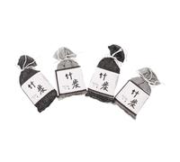 GRIRIW 4pcs Bamboo Charcoal Bag Activated Odor Absorber for Closet Car Home Moisture Absorbers Closet Air Freshener Car Odor Eliminating